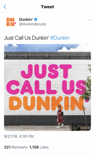 Dunkin Rebrand